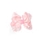 CROCHET EDGE BOW WITH PEARL EMBELLISHED BOWS