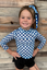 Pep Rally Mesh Top Blue Kids