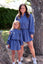 Jet Setter Hoodie Skort Dress - Marine
