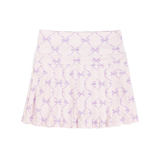 Lavender Bow Trellis Skort - Kids Clothing Spring/Summer