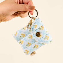 Puffy Earbud Case Keychain-Marigold Lane Blue