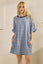 Stripe Knit Pullover Big Top Dress