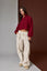NATURE CAMO PRINT WIDE LEG PANTS