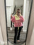 Fleece Color Block Hoodie Neon