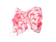 Bow Print Hair Bow