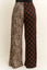 SPLIT DECISION LEOPARD-CHECKERED PANTS