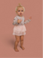 AUTUMN BLOSSOM DREAM TUTU LONG SLEEVE BODYSUIT DRESS
