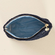 Teddy Pouch-Dainty Floral Navy