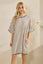 Stripe Knit Pullover Big Top Dress