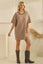 Stripe Knit Pullover Big Top Dress