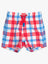 Boys Lincoln Plaid Performance Swim Trunks PRE ORDER