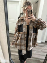 Falling for You Plaid Brown