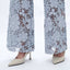 SUPER HIGH RISE WIDE LEG JEANS(EMBROIDERY,RAW HEM) BYW8194