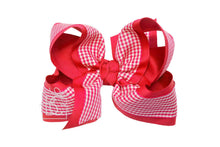 LAYERED GINGHAM BOW