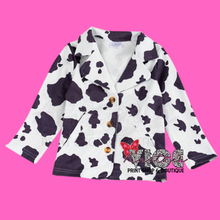 Cow Print Blazer
