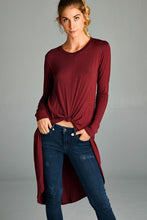 Knotted Hi- Lo Tunic