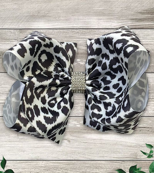Rhinestone Black Cheetah