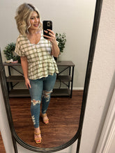 Thankful Plaid Top