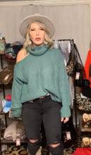 One Cold shoulder sweater