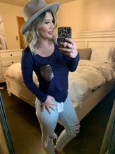 Sequin Me Pocket Tee