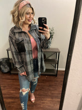 Falling for You Plaid Black